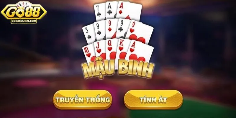 Chơi mậu binh online thú vị tại Go88